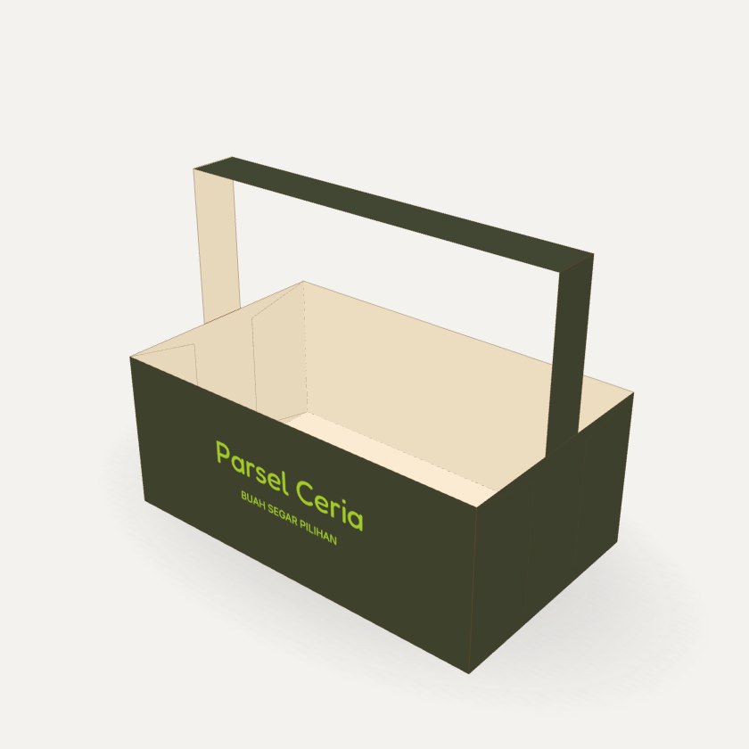 Keranjang Kertas dengan contoh desain