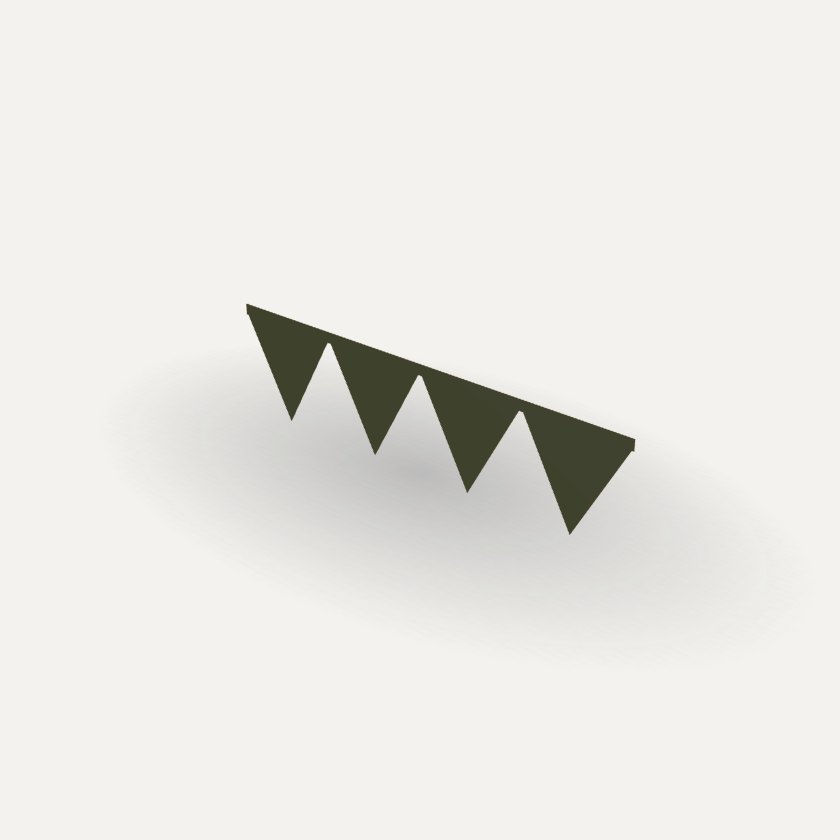 Bunting (Bendera Hias) dengan contoh desain