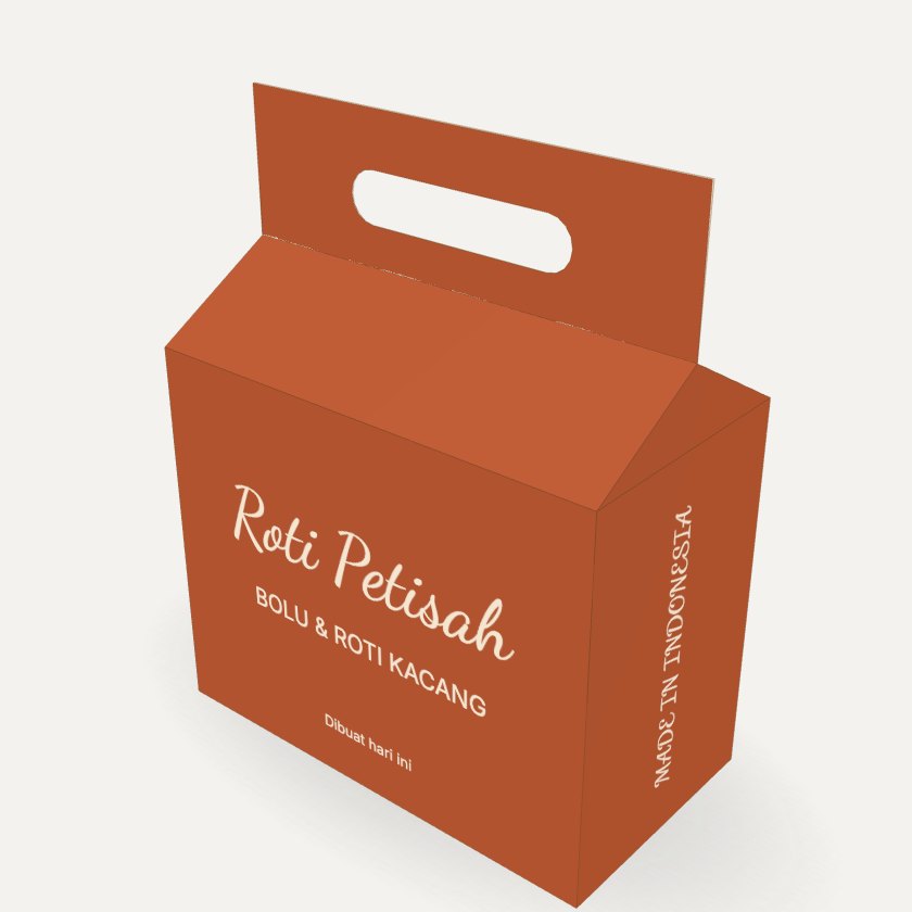 Gable Box (Box Tenteng) dengan contoh desain