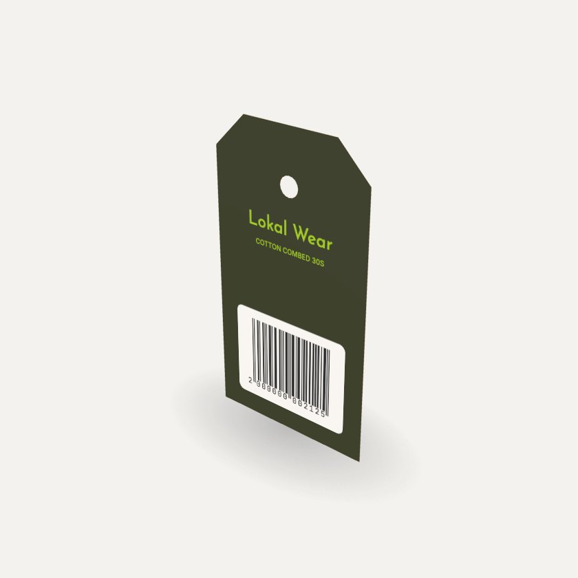 Hang Tag (Label Baju) dengan contoh desain