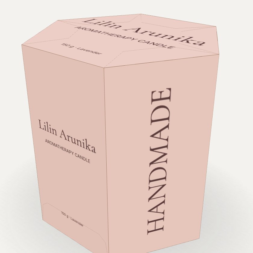 Hexagon Box dengan contoh desain