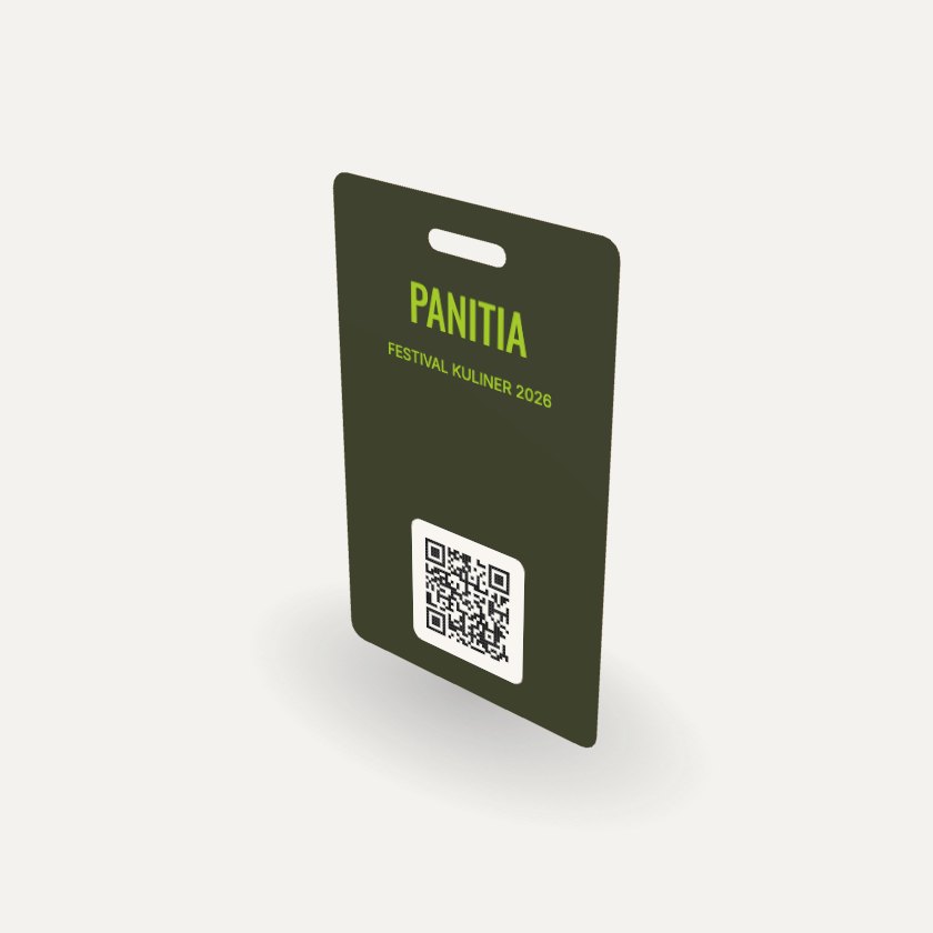 Kartu ID / Name Tag dengan contoh desain
