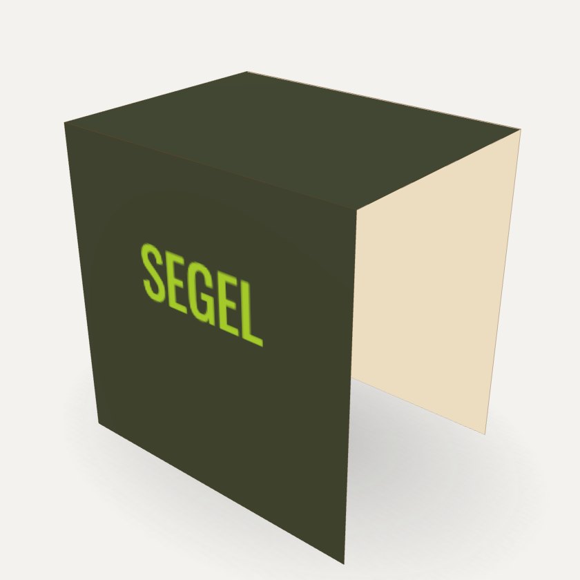 Segel Lipat dengan contoh desain